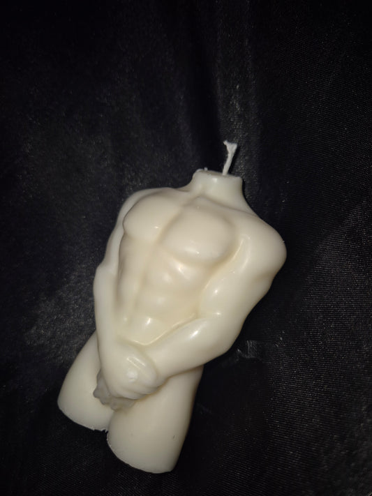 Nud man Candle